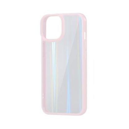 PM-A22AHVCAPNiPhone 14/iPhone 13用ハイブリッドケース/オーロラ/フレームカラー/ピンクエレコム㈱