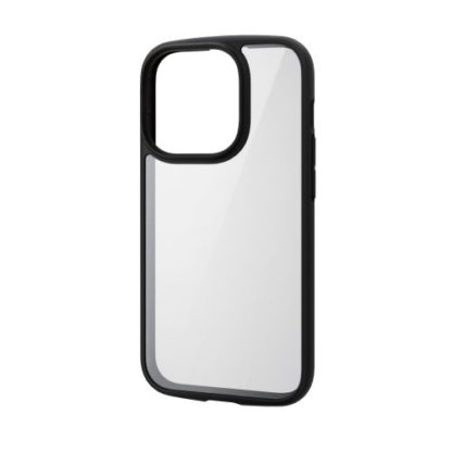 PM-A22CTSLFCGBKiPhone 14 Pro用ハイブリッドケース/TOUGH SLIM LITE/フレームカラー/背面クリア/背面ガラス/ブラックエレコム㈱