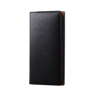 PM-A22DPLFYILBK<BR>iPhone 14 Pro Max用レザーケース/手帳型/RICERCA(Coronet)/ネロ<BR>エレコム㈱