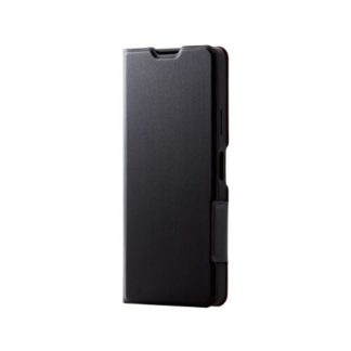 PM-X222PLFUBK<BR>Xperia 10 IV(SO-52C/SOG07)用レザーケース/手帳型/UltraSlim/薄型/磁石付き/ブラック<BR>エレコム㈱