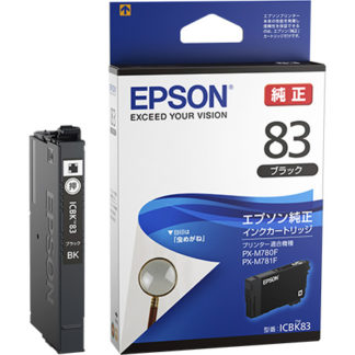 ICBK83<BR>ビジネスインクジェット用 標準インクカートリッジ（ブラック）/約900ページ対応<BR>セイコーエプソン㈱