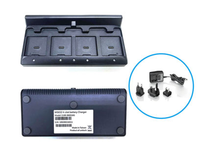 5100-900018GMS652用4スロットバッテリ充電器、ACアダプタ付属システムギア㈱