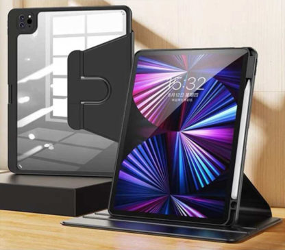 MDS-HCIPP129G5FL360BK2iPad Pro 12.9（第5世代）対応 フラップケース（360度） ブラック㈱エムディーエス
