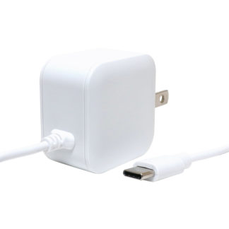 IAC-10S1/WH<BR>薄型USB Type-C充電用ACアダプタ ケーブル一体型 2.4A出力対応 1m ホワイト<BR>㈱ミヨシ
