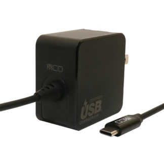 IPA-GC15AN/BK<BR>USB PD対応 GaN USB-ACアダプタ ケーブル一体型 65W 1.5m ブラック<BR>㈱ミヨシ