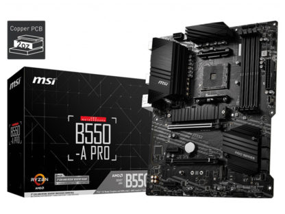 B550-A PROAMD B550 Chipset搭載ATXマザーボード/AMD AM4 socket 3rd Gen AMD Ryzen CPU対応エムエスアイコンピュータージャパン