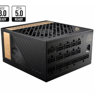 MEG AI1300P PCIE5<BR>ATX3.0 GEN5対応 1300W 80PLUS PlatinumフルモジュラーATX電源<BR>エムエスアイコンピュータージャパン