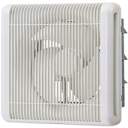 EFG-25KSB2-W業務用有圧換気扇 電動シャッター付 羽根径25cm 排気専用 単相100V 学校 飲食店 各種店舗（ホワイト）（格子タイプ）三菱電機㈱（ＦＡ）