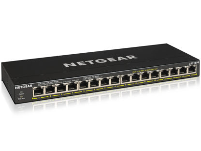 GS316PP-100AJSPoE+対応(183W) ギガビット16ポート アンマネージスイッチＮＥＴＧＥＡＲ　Ｉｎｃ．