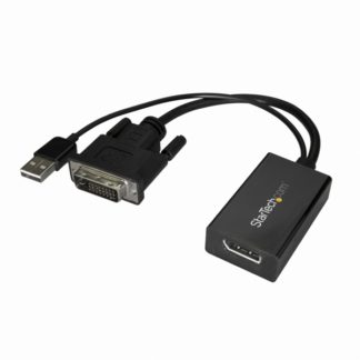 DVI2DP2DVI - DisplayPort 変換アダプタ USBバスパワー対応 1920x1200スターテック・ドットコム㈱