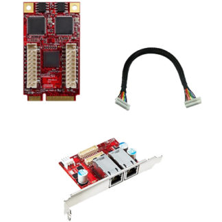EMPL-G2P2-C2VN<BR>Innodisk 産業用mPCIe - デュアル絶縁PoE+変換アダプタ 4ピンヘッダ電源入力タイプ ブラケット取付＋広温対応モデル<BR>Ｖ－ｎｅｔ　ＡＡＥＯＮ㈱