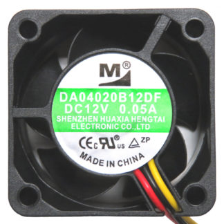 DA04020B12DF<BR>40mm角 厚さ20mm DC12V Lowスピードファン<BR>㈱ワイドワーク
