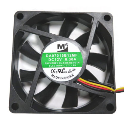 DA07015B12MF70mm角厚さ15mm 12V DCファン㈱ワイドワーク
