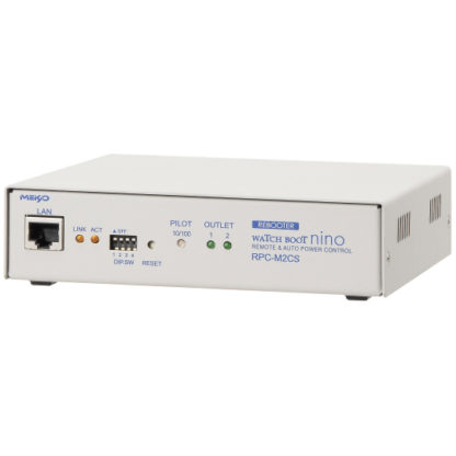 RPC-M2CS遠隔電源制御装置 2口タイプのネットワーク監視・自動リブート装置 WATCH BOOT nino明京電機㈱