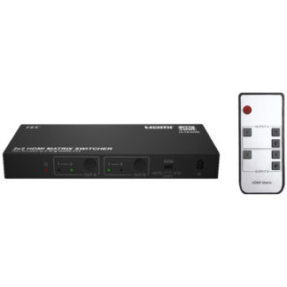 THD22MSP-4K60<BR>2入力2出力2切替HDMIマトリクス器<BR>㈱テック