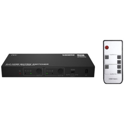 THD22MSP-4K602入力2出力2切替HDMIマトリクス器㈱テック
