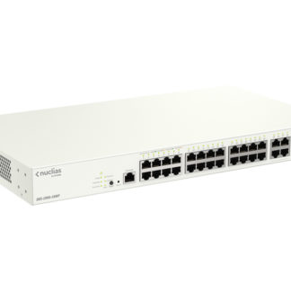 DBS-2000-28MP/A2-D6<BR>DBS-2000-28MP/A2 6年間ライセンスパック(無償ライセンス1年含)、PoE+対応(最大370W給電)、10/100/1000BASE-Tポート(PoE+)×24、10/100/1000BASE-Tポート×4(SFPコンボ×4)<BR>ディーリンクジャパン㈱